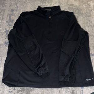 NIKE GOLF Black Therma-Fit Fleece Pullover XXL